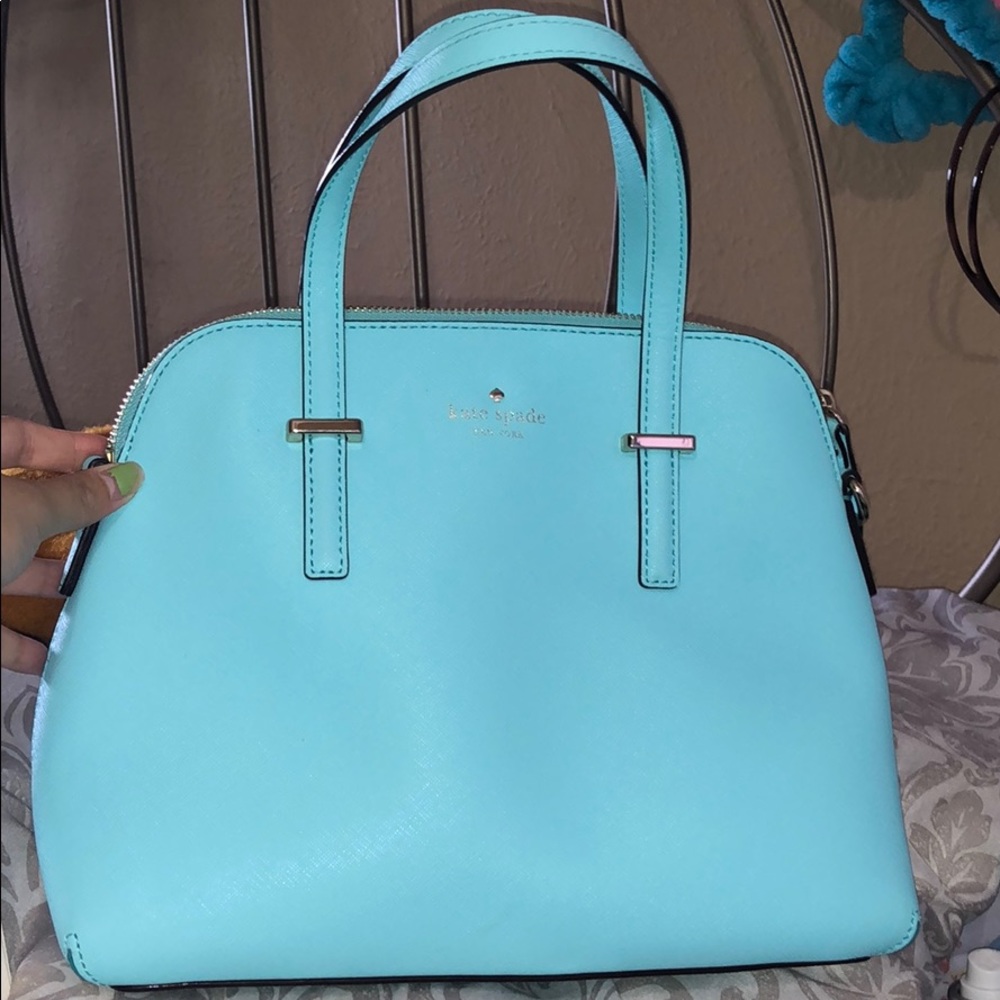 Gorgeous aqua blue Kate spade handbag